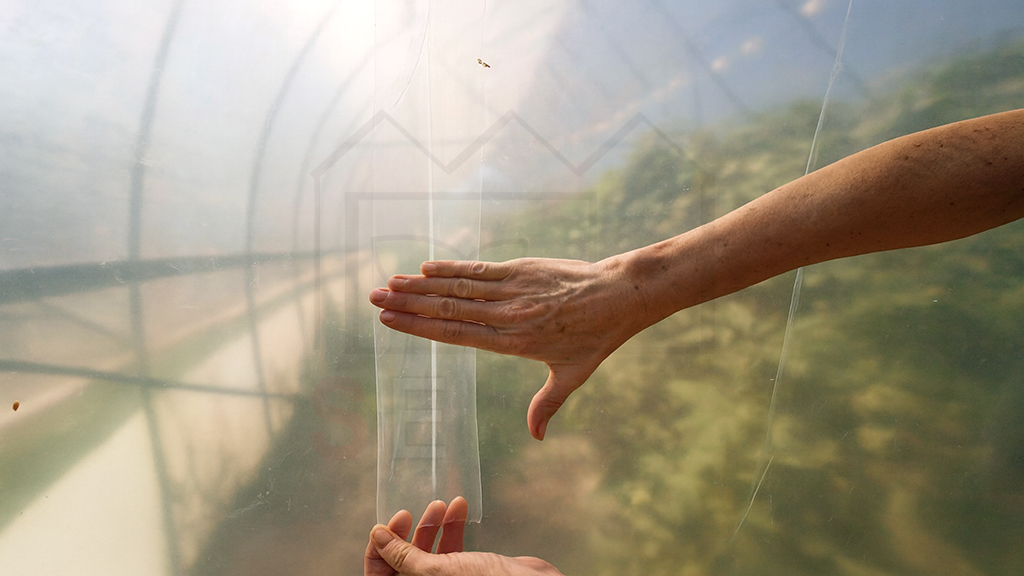 نحوه استفاده از چسب ترمیم پلاستیک گلخانه برای بستن پارگی پوشش