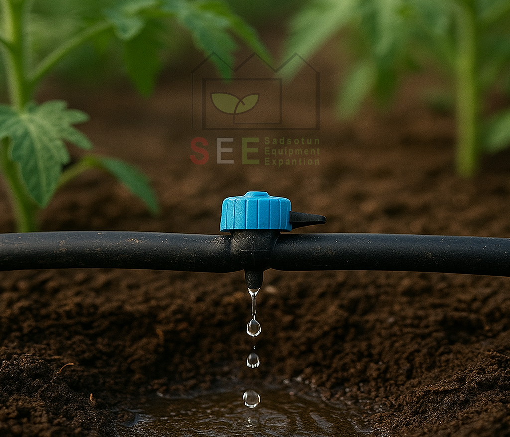 عملکرد قطره چکان در آبیاری مستقیم ریشه گیاه