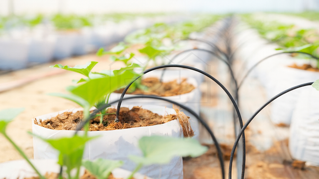 اسپایک آبیاری یا میخ گلدان برای آبیاری دقیق گیاه