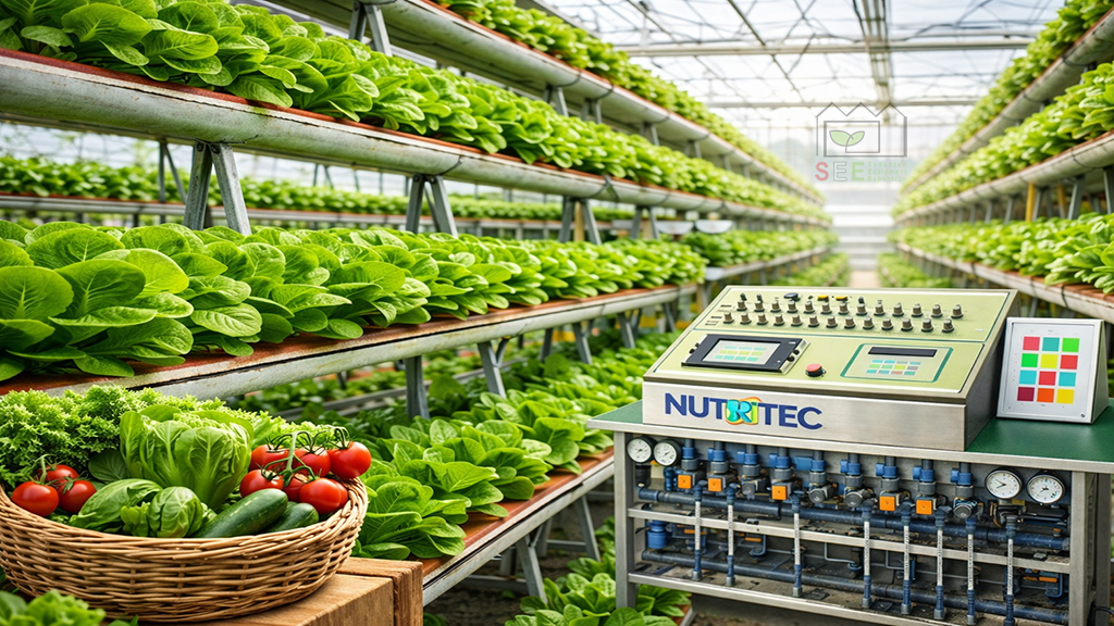 گلخانه هیدروپونیک عمودی با سیستم کشت چند طبقه با تجهیزات گلخانه شرکت صدستون