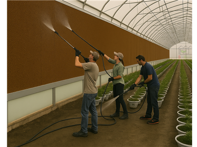 روش های افزایش طول عمر پد سلولزی گلخانه